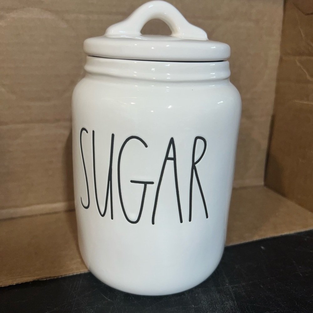Rae Dunn baby Sugar Canister 6” OG